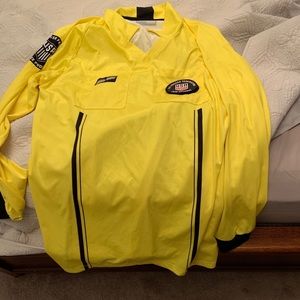 Mens medium long sleeve official soccer ref jersey